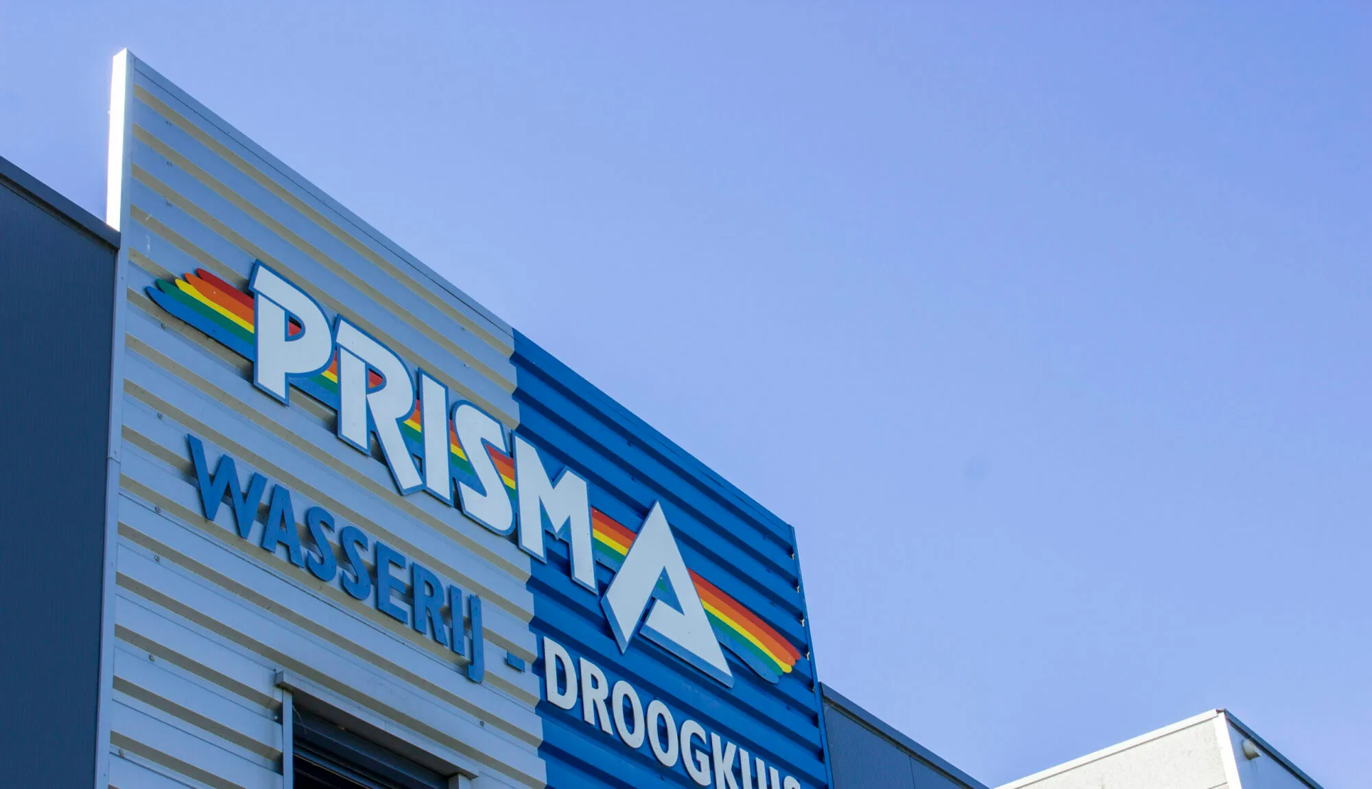 Gevel van Wasserij Prisma — Hoge Buizen 45, Eppegem (Zemst)